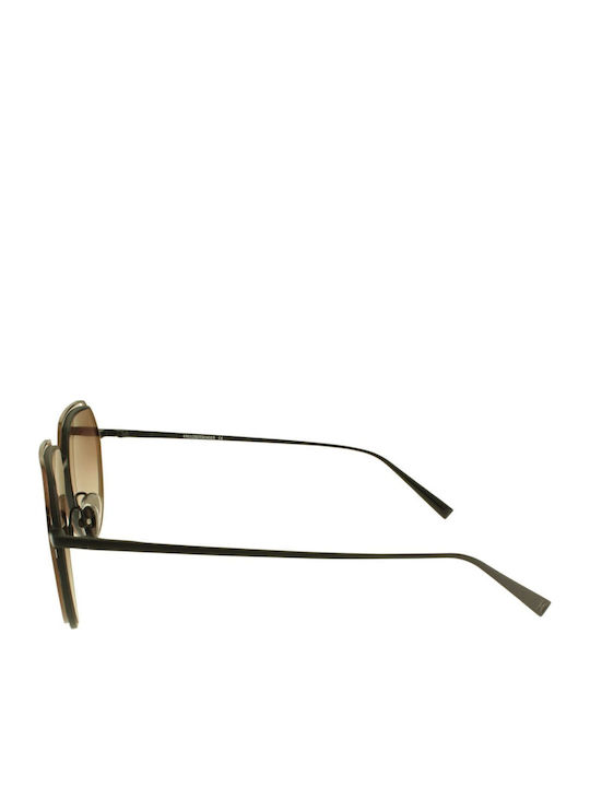 Kreuzbergkinder Women's Sunglasses with Brown Metal Frame and Brown Gradient Lens HANKY PANKY C3