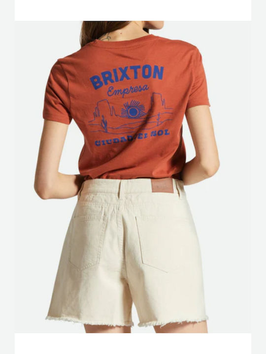 Brixton Women's T-shirt Brown