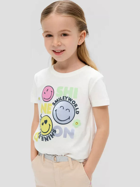 Kids' Shirt Short Sleeve Off-white