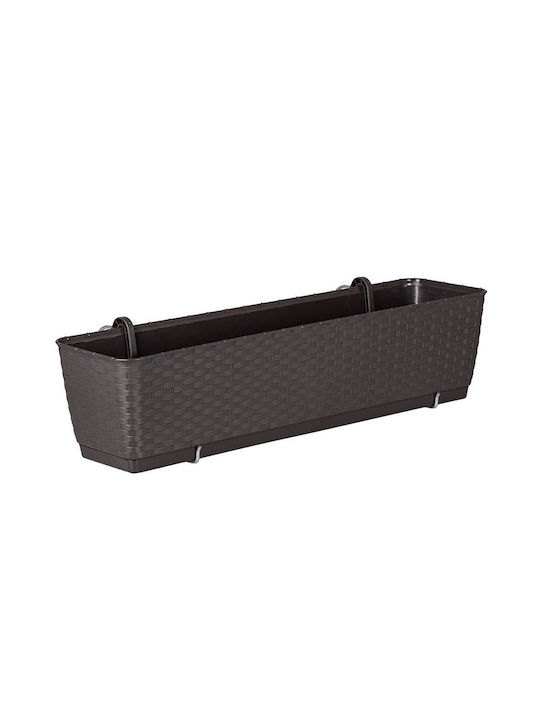 Prosperplast Planter Box Hanging 49.2x17.4cm Brown