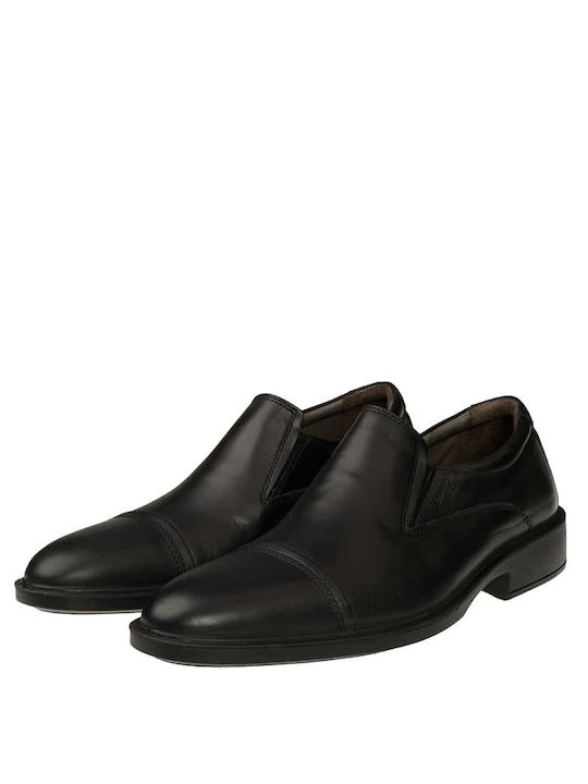 Boxer Men's Leather Dress Shoes Black