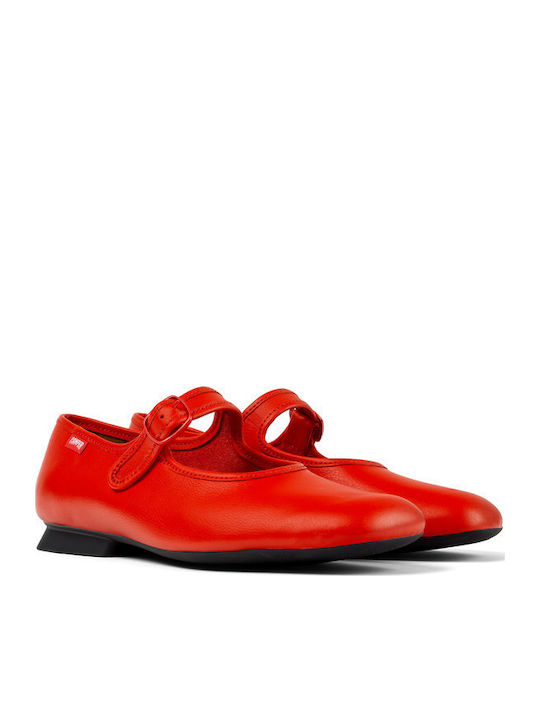 Leather Ballerinas Casi Myra Red