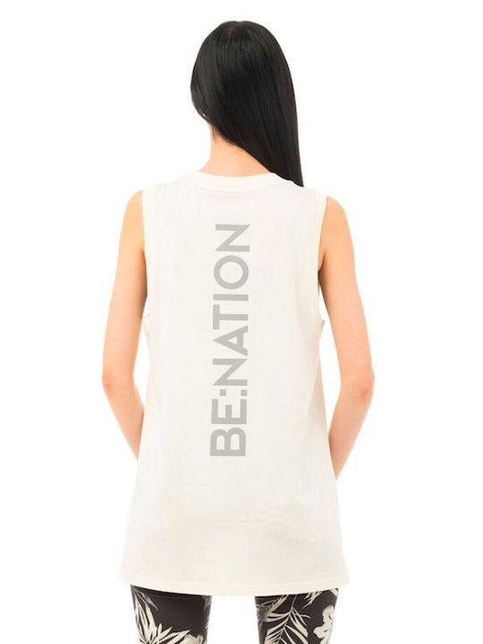 Be:Nation Women's Blouse Sleeveless Ecru