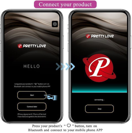 Pretty Love Nymph Vibrator Egg with Remote Control Flesh