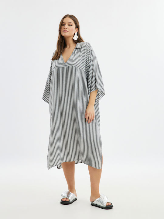 Mat Fashion Dress striped