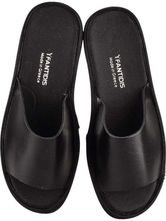 Women's Flat Sandals in Black Color