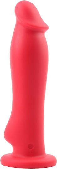 Echter Burst Vibrator 8 Vibrationsmodi Flüssiges Silikon USB Rot
