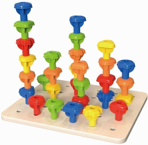 Tooky Toys Παιχνίδι Στοίβαξης από Ξύλο για 36+ Μηνών