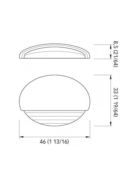 Sunshine Wall-Mounted Outdoor Spot Light LED IP65 0.5W 4.6x3.3εκ.