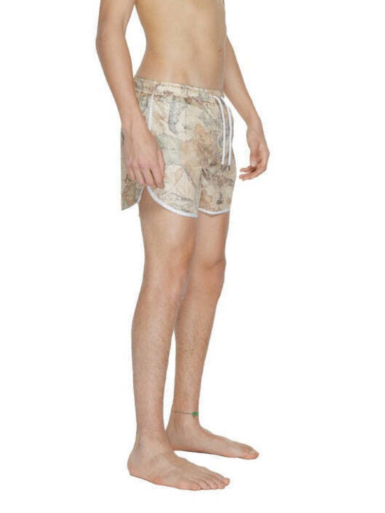 Martini Herren Badehose Beige Drucken