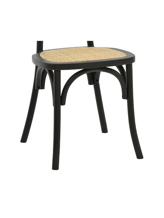 Scaun de exterior Lemn Zoel Negru 45x52x82cm