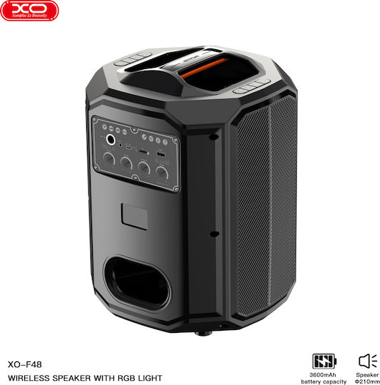 XO Ηχείο F48 16.004.0050 Μαύρο