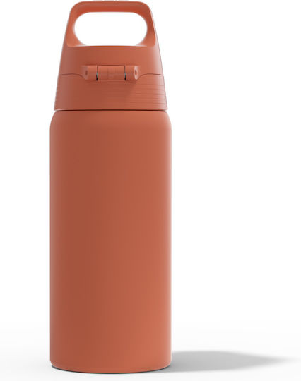 Sigg Изолирана неръждаема стомана 0.5лт Еко Червен Щит Термос Бутилка Therm One