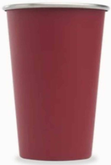 Stainless Steel 470ml Qwetch Red Thermos Bottle
