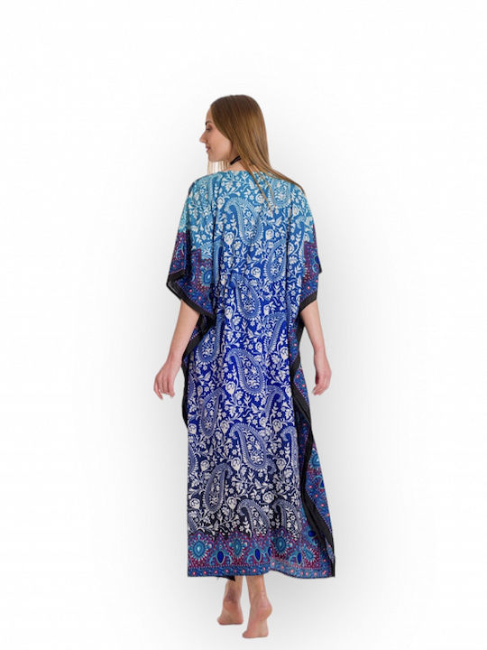 Damen Kaftan 661 Türkis-Raff