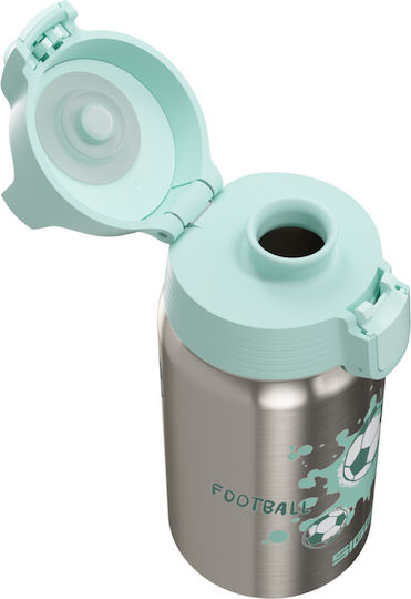 Sigg Edelstahl Trinkflasche 0,5 l Liebe Fußball Schild Eins