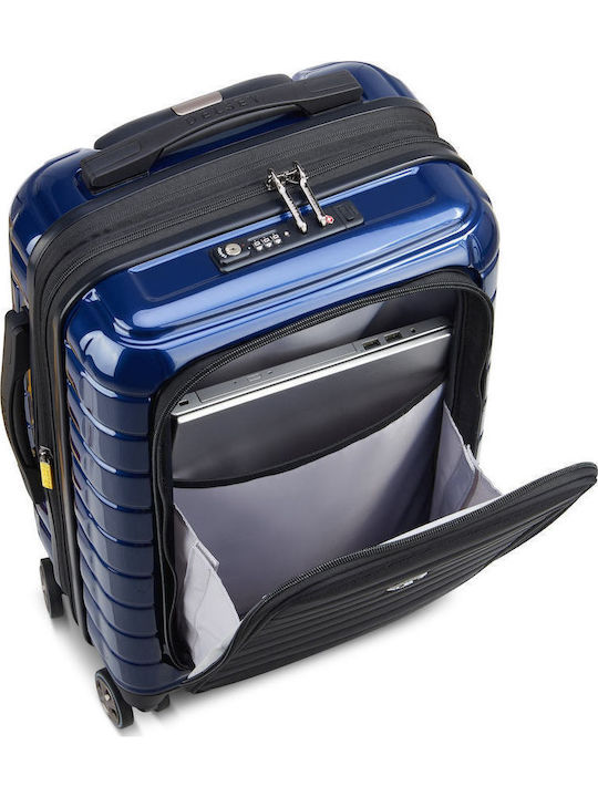 Delsey Cabin Suitcase 55x35x25/28cm Shadow Deep Sea Navy Series