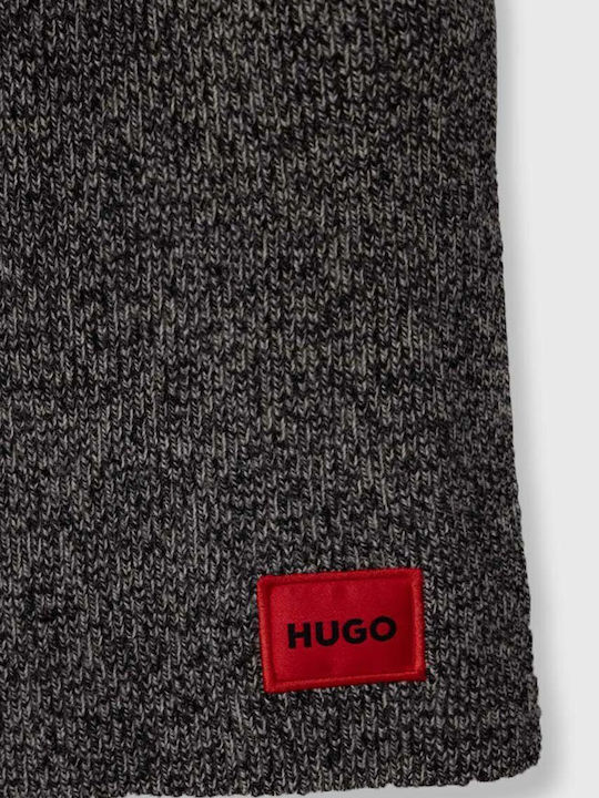 Hugo Boss Men's Wool Scarf Gray