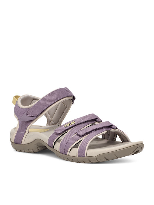 Tirra Women's Flat Sandals Sporty in Purple Color