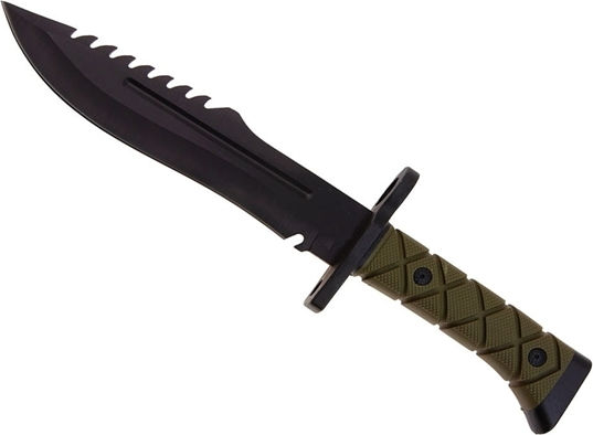 Tactical Hunting Knife Ideallstore Fixed Blade 34 Cm