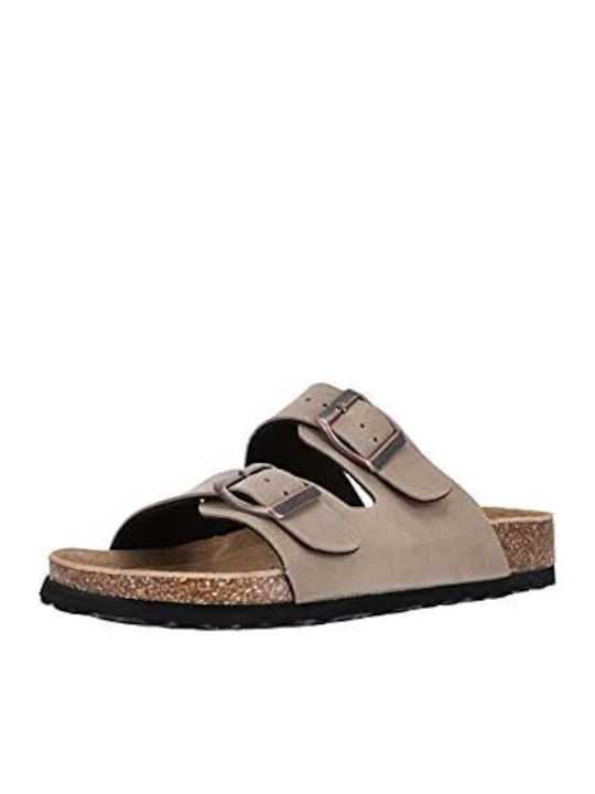 Cruz Women's Flat Sandals in Gray Color