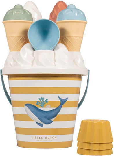 Little Dutch Σετ Κουβαδάκια Παραλίας Ice Cream Ocean Dreams Μπλε
