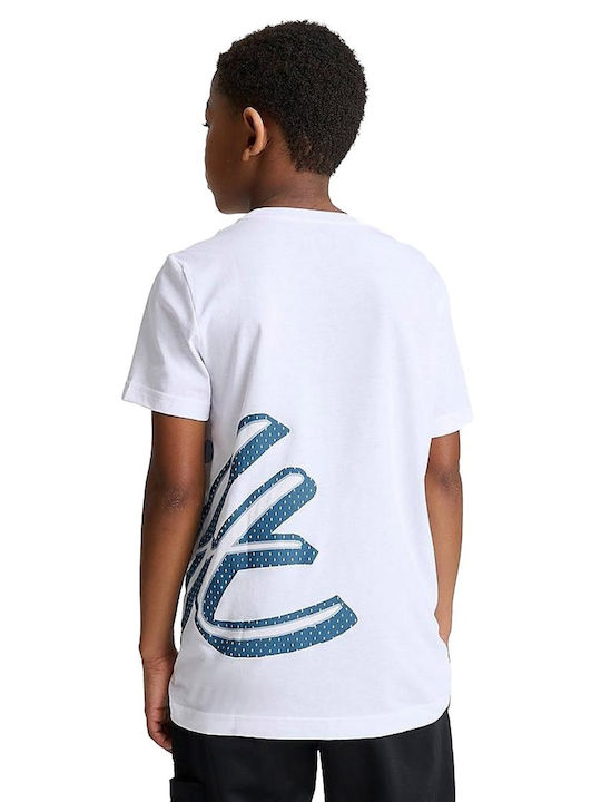 Jordan Παιδικό T-shirt Λευκό Mesh Flight