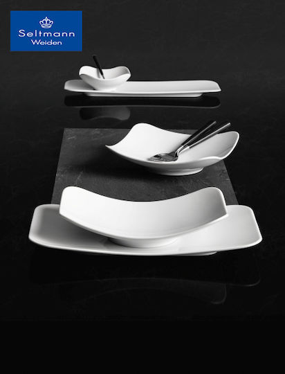 Fine Plate Shallow White with Diameter 25.5cm 2pcs
