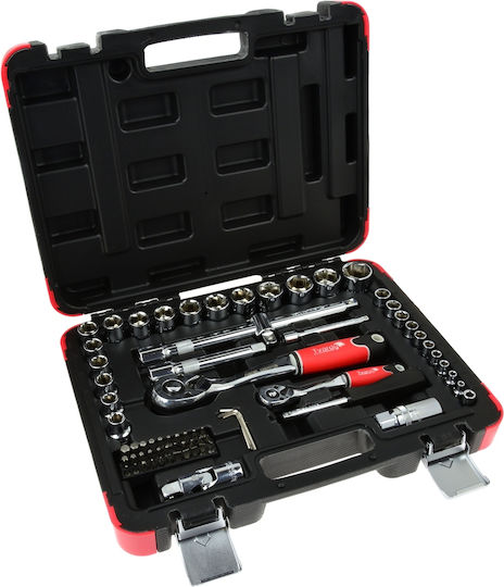 Tvardy Ratschen- & Steckschlüssel-Sets 1\4" & 1\2" 72Stück