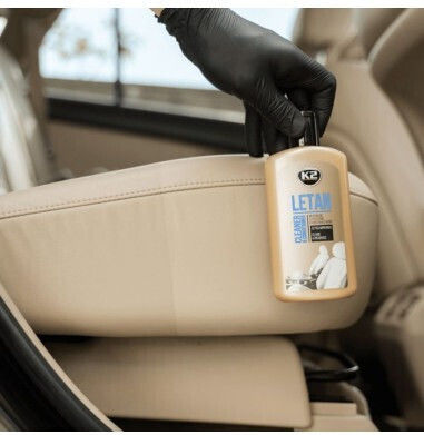 K2 Letan Flüssigkeit Für Reinigung Glänzen Und Schutz Für Lederteile Im Auto 250ml