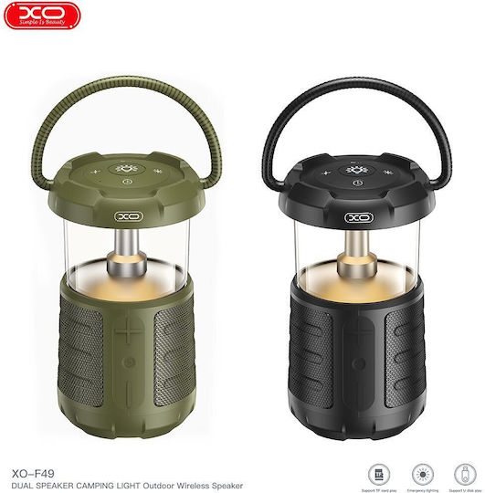 Xo F49 Outdoor 'Camping' Doppellautsprecher Grün