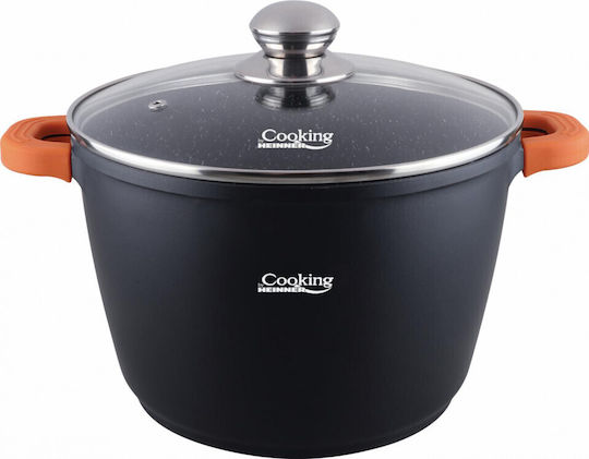 Heinner Dark Line Βαθιά Κατσαρόλα από Αλουμίνιο 6.3lt / 24cm