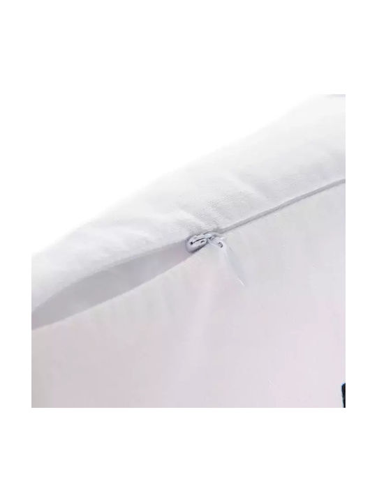 Ixia Regal Μαξιλάρι Καναπέ Λευκό 40x40εκ.