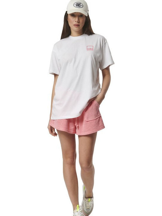 Γυναικείο Πετσετέ Αθλητικό Σορτς Coral Pink