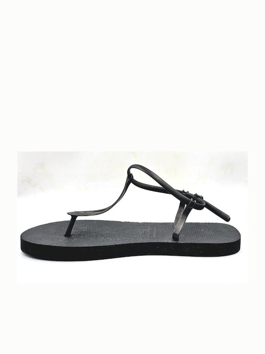 Lacoste Frauen Flip Flops in Schwarz Farbe