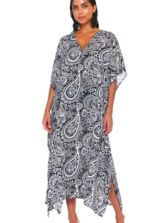 Bluepoint Women's Maxi Caftan Beachwear Black