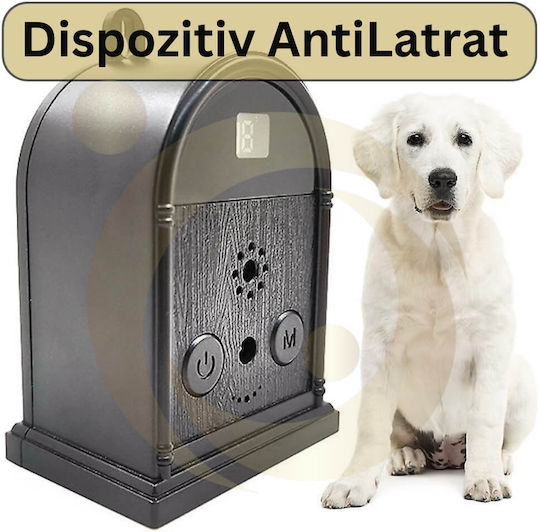 Dispozitiv de control al lătratului ultrasonic Startonteam Dispozitiv de control al lătratului pentru câini 15m Utilizare interioară și exterioară Rezistent la apă 4 moduri reglabile Lumină Led