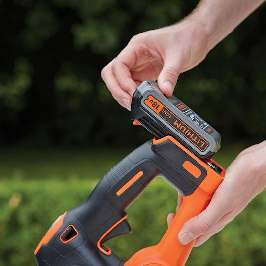 Black & Decker Hedge Trimmer Battery 18V with Blade 45cm BDGTC18452PC
