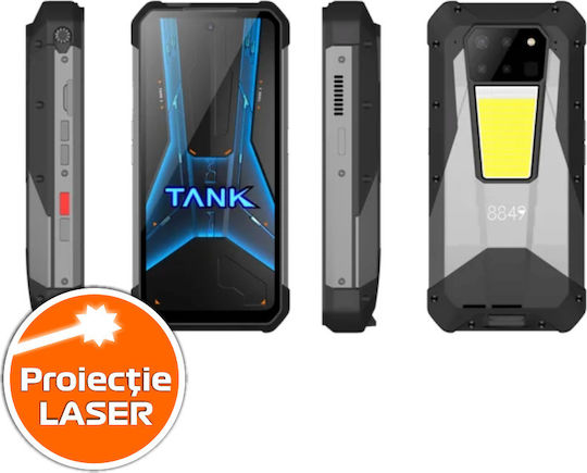 Unihertz Tank 3 Pro 5G Dual SIM 16/512GB Rugged Smartphone Black