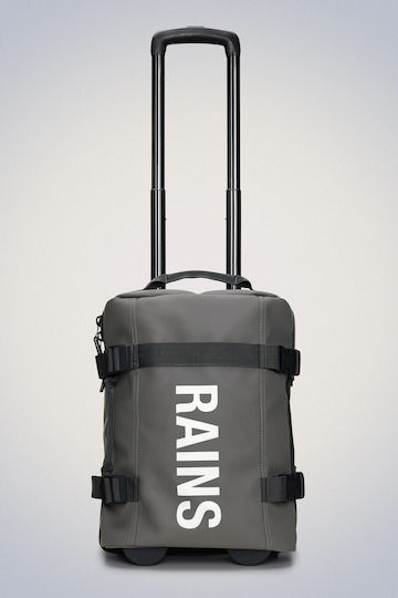 Rains Sack Voyage Back 23.7lt Gray with Wheels made of Artificial Leather L48xW20xH30.5cm