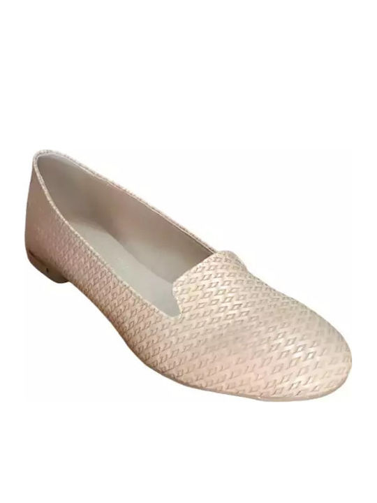 Damen Ballerinas in Beige Farbe