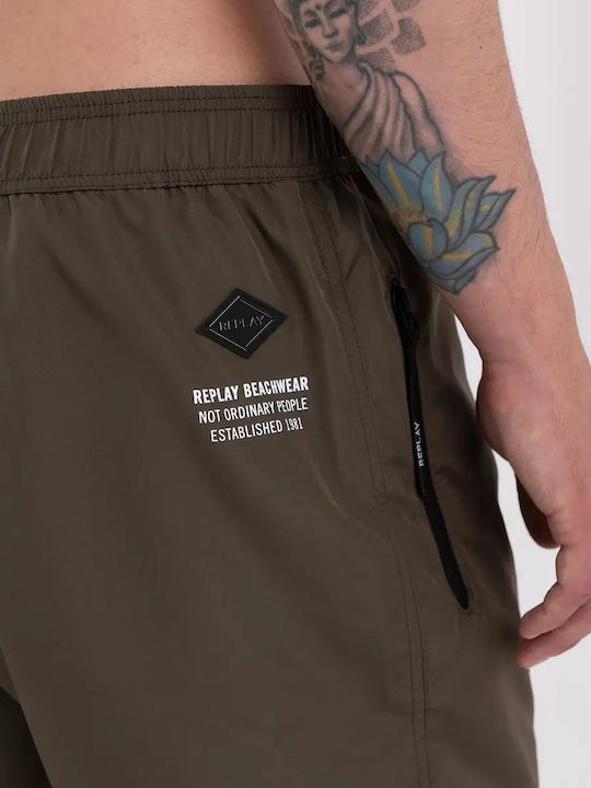 Men's Swimwear Shorts Khaki