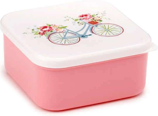 Pink Flowers Food Containers Set 3 Sizes/m-l-xl Puckator
