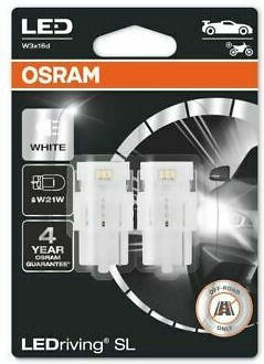 Osram Lămpi Autoturismului W21W LED 6000K Alb rece 12V 2W 2buc