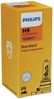 Philips Lămpi Autoturismului Standard Vision H9 Simple 12V 65W