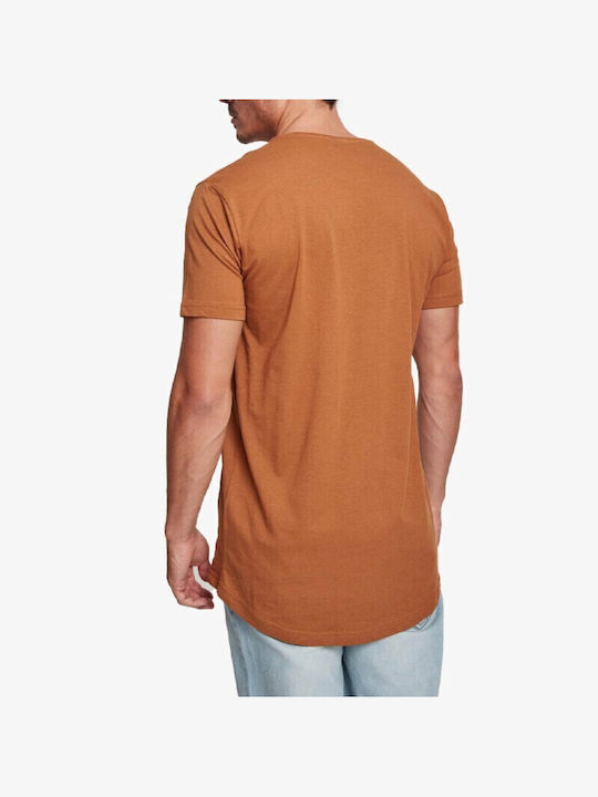 Urban Classics Men's Short Sleeve T-shirt Toffee