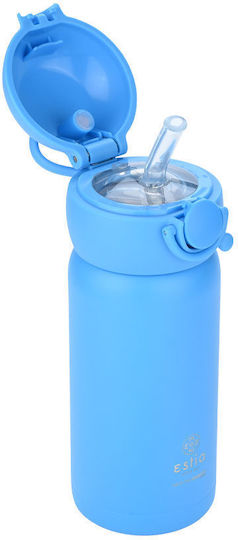 Estia Wonder Bottle Save the Aegean Kids Water Bottle Thermos Stainless Steel with Straw Non Spill Aqua Buddy 350ml (Various Designs/Colours)