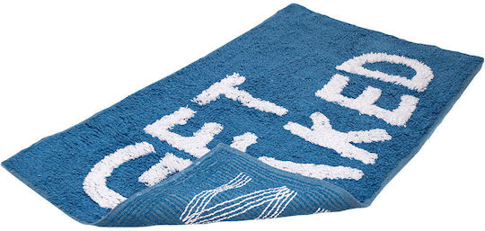 Estia Bath Mat Cotton Get Naked 02-7263 Blue 50x80cm