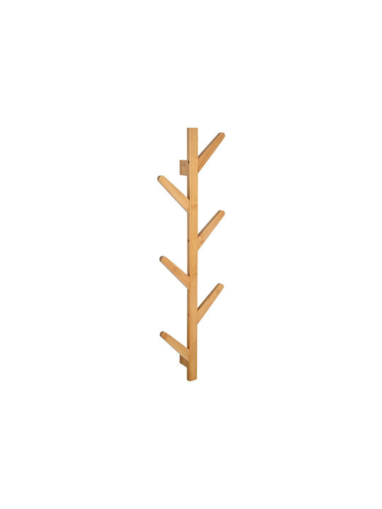 Estia Wooden Wall Hanger with 6 Slots 1pc