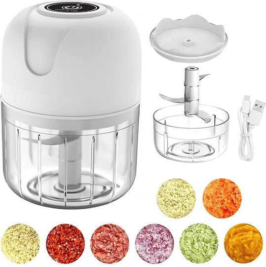 Kooper Mini Chopper mit Behälter 250ml Weiß